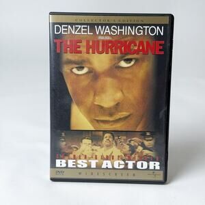 The Hurricane (DVD, 2000, Widescreen) VERY‎ GOOD Denzel Washington
